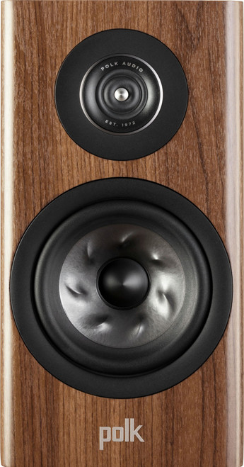 Polk Audio - Polk Reserve R100 Bookshelf Speaker, 1" Pinnacle Ring Tweeter & 5.25" Turbine Cone Woofer (Pair) - Walnut