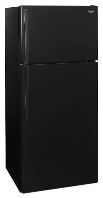 Whirlpool - 16.0 Cu. Ft. Top-Freezer Refrigerator - Black