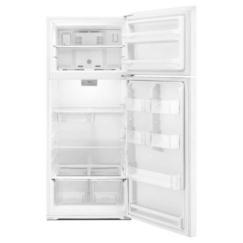 Whirlpool - 18 Cu. Ft. Wide Refrigerator Compatible With The EZ Connect Icemaker Kit - White
