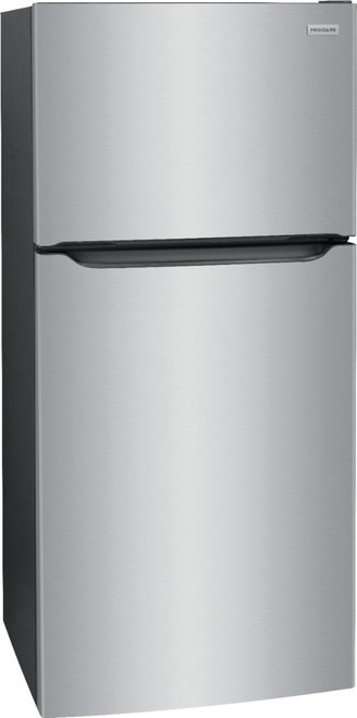 Frigidaire - 18.3 Cu. Ft. Garage Ready Top-Freezer Refrigerator - Stainless Steel