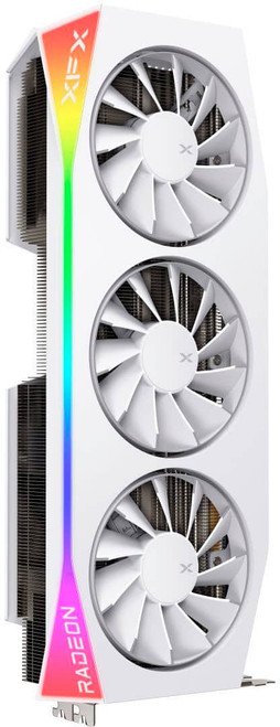 XFX - Mercury AMD Radeon RX 9070XT OC Magnetic Air Edition 16GB GDDR6 PCI Express 5.0 Gaming Graphics Card with RGB - White