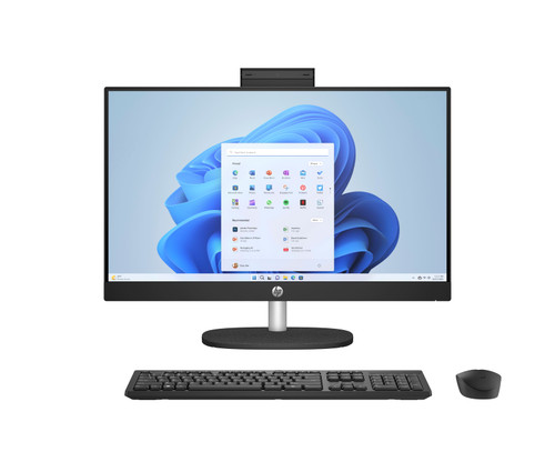 HP - 23.8 inch Touch All-in-One Desktop PC 24-cr0140 AMD Ryzen 5 7520U 16GB RAM 1TB SSD Win 11 Home - Jet black