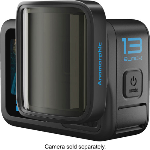 GoPro - HB-Series Lens Collection - Macro, Ultra-Wide, Anamorphic, and 4-Pack ND Lens Mod - For HERO13 Black Action Camera - Black