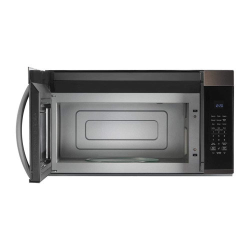 Whirlpool - 1.9 Cu. Ft. Over-the-Range Microwave with Sensor Cooking - Black Stainless Steel
