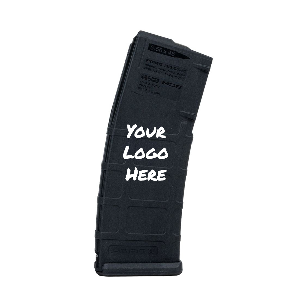 MAGPUL PMAG 30 A4/M4 GEN 2 MOE 5.56 30RD MAGAZINE-Custom Logo