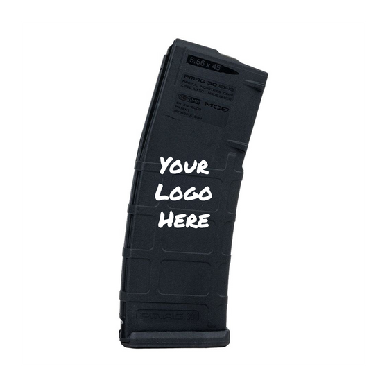 MAGPUL PMAG 30 A4/M4 GEN 2 MOE 5.56 30RD MAGAZINE-Custom Logo