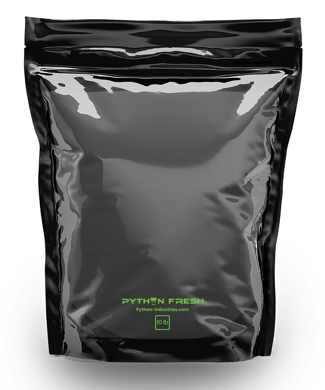 Python Fresh Bag 10 lb black w/ window (25 Pouches)
