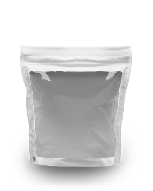 Terpene Fresh Bag 1lb with Window WHITE (Per box/25 pouches)
