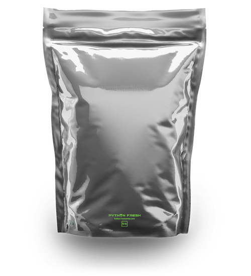 Python Fresh Bag 10lbs metalized silver bags (25 Pouches) Python Fresh Bag 10lbs metalized silver bags (25 Pouches)