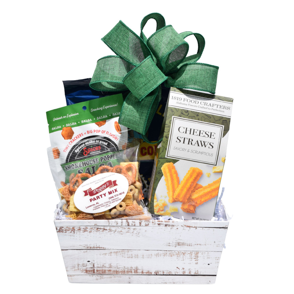 Alabama made gifts filled with Alabama made food