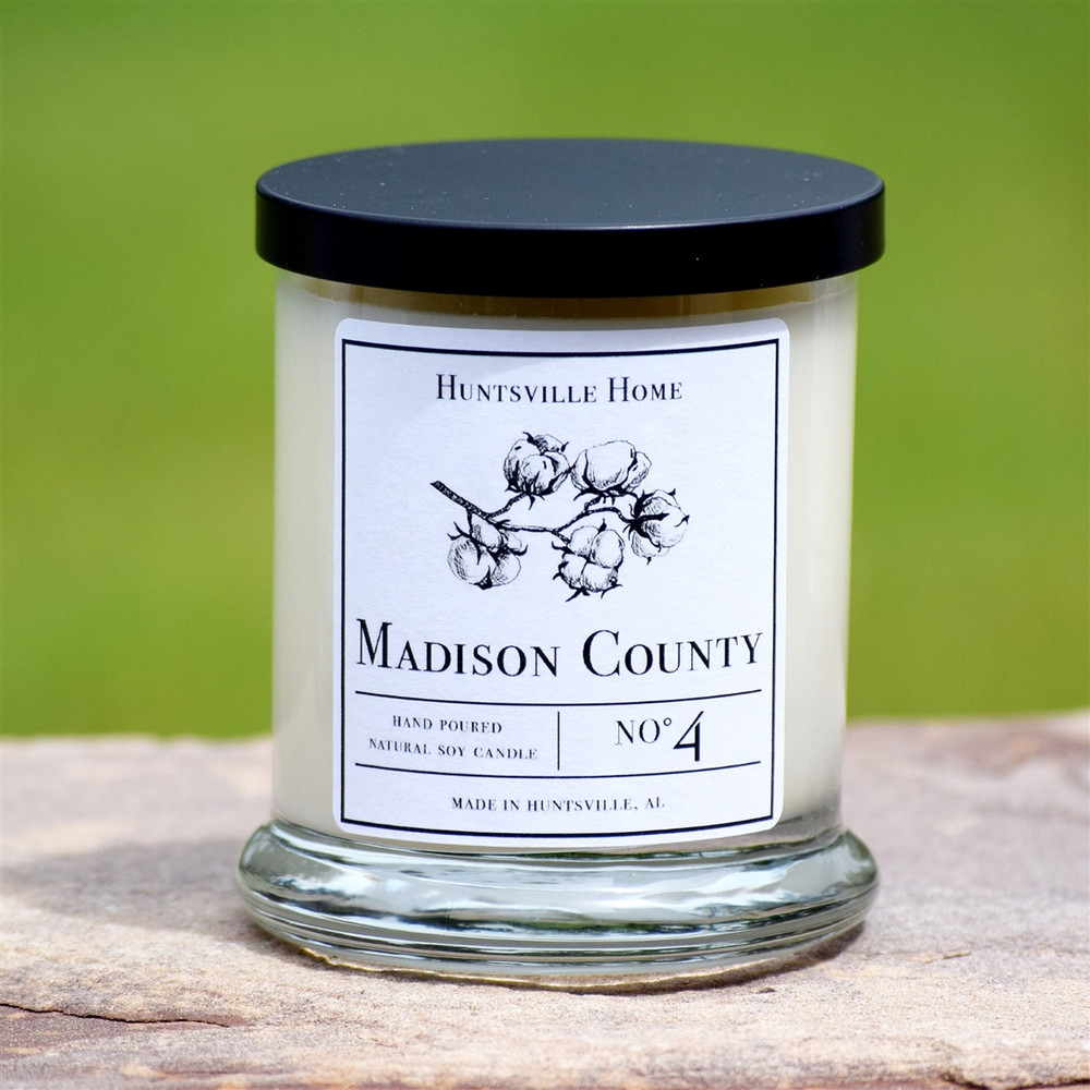 Huntsville Home Soy Candle made in Alabama
Alabama-made soy candle inspired by Huntsville
Rocket City soy candle gift from Alabama
Hand-poured Huntsville, Alabama candle
Premium Alabama home fragrance soy candle