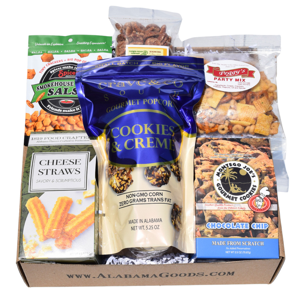 Alabama food products in gift box with free shipping