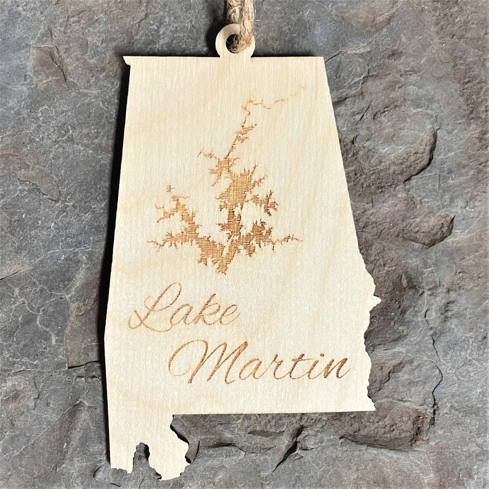 Lake Martin Wooden Ornament