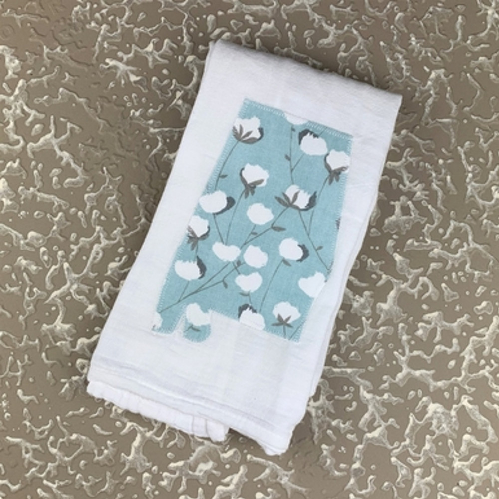 Alabama Cotton Tea Towels - Blue