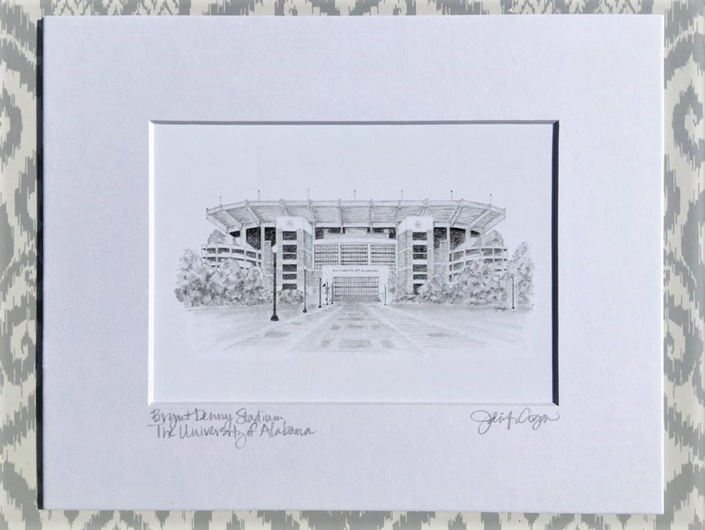 Jennifer Coggin Print - Bryant Denny Stadium