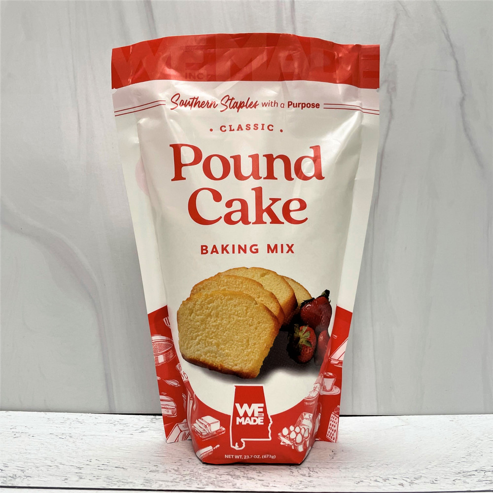 Handmade Alabama pound cake mix by WE Made in Avondale, small batch baking mix for Southern desserts and gifting