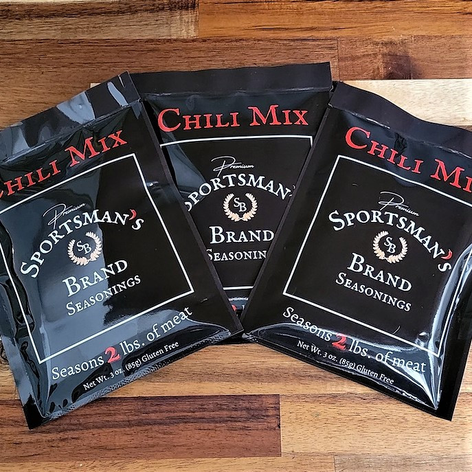 Sportsman’s Brand Chili Seasoning Mix is made in Alabama for homemade Southern chili recipes