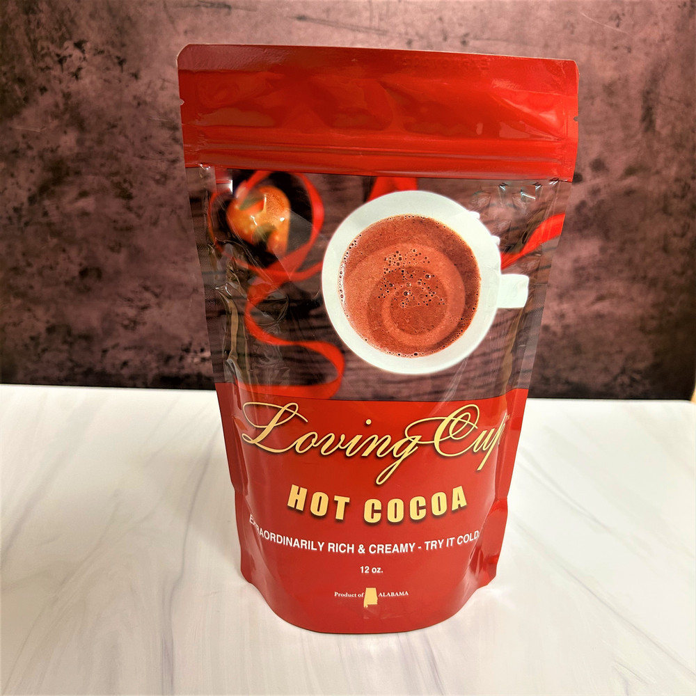 Loving Cup Gourmet Hot Cocoa Mix made in Alabama rich creamy Southern hot chocolate gift