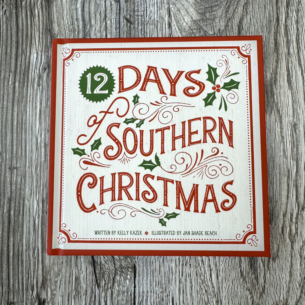 12 Days of Southern Christmas illustrated holiday book featuring Southern traditions and humor gift