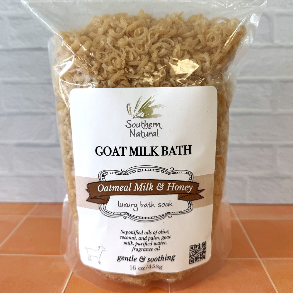 goat milk bath soak for soft skin, luxury milk bath with natural ingredients for hydration and relaxation, spa gift idea