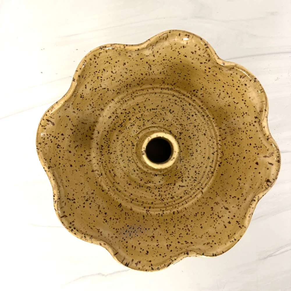 June Bug Pottery Pound Cake Baking Dish