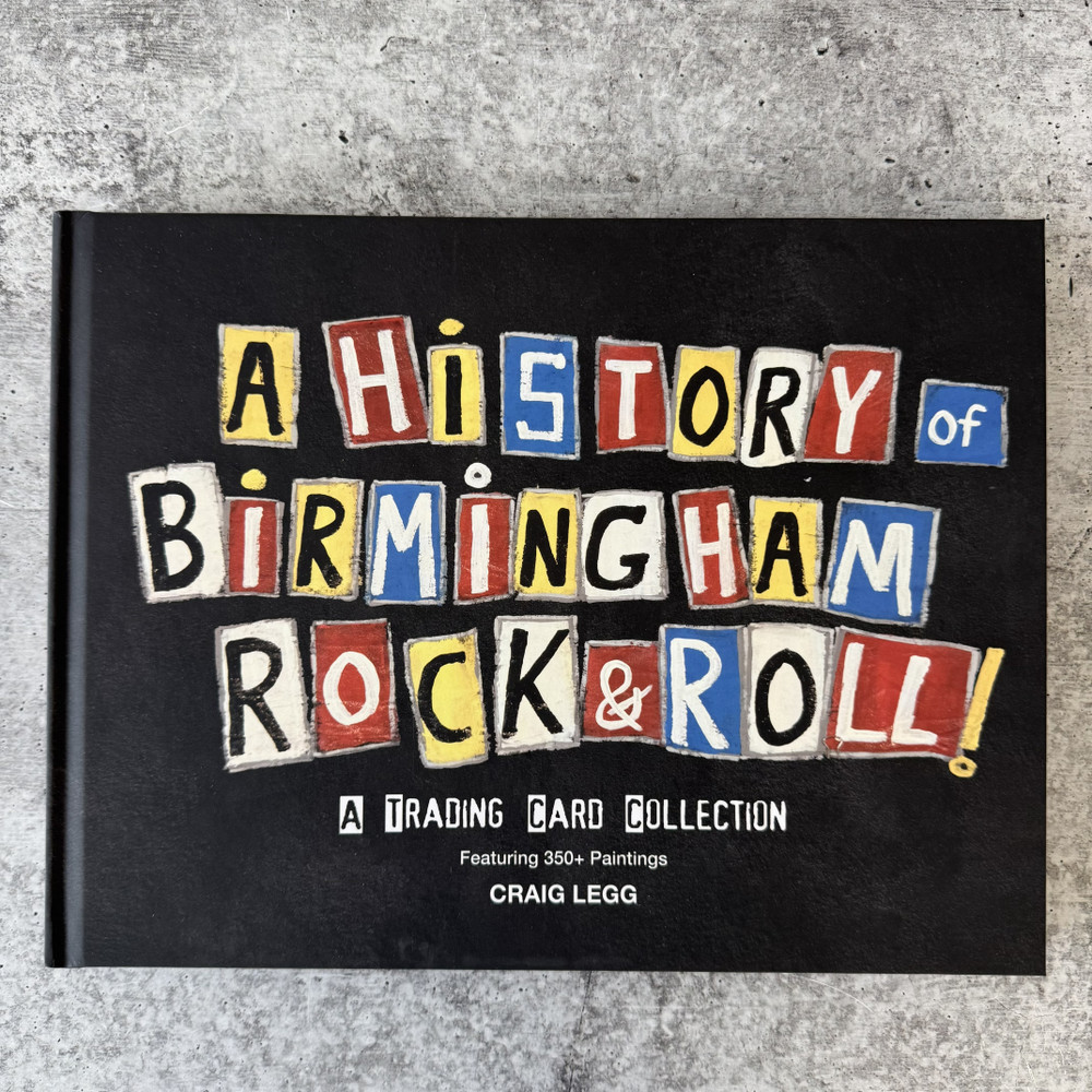 Birmingham rock and roll history book by Craig Legg with 350 original paintings, Alabama music art book for collectors and gifts