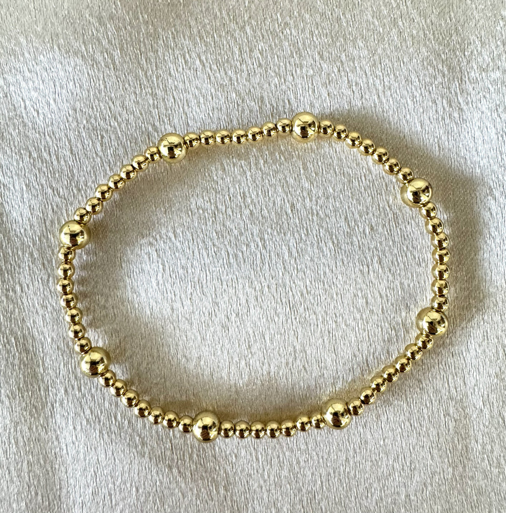 Beaded Bracelet - Gold