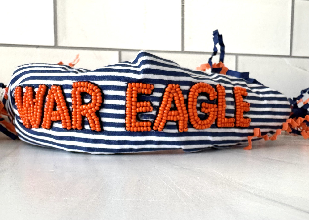 Beaded Design Auburn Headband