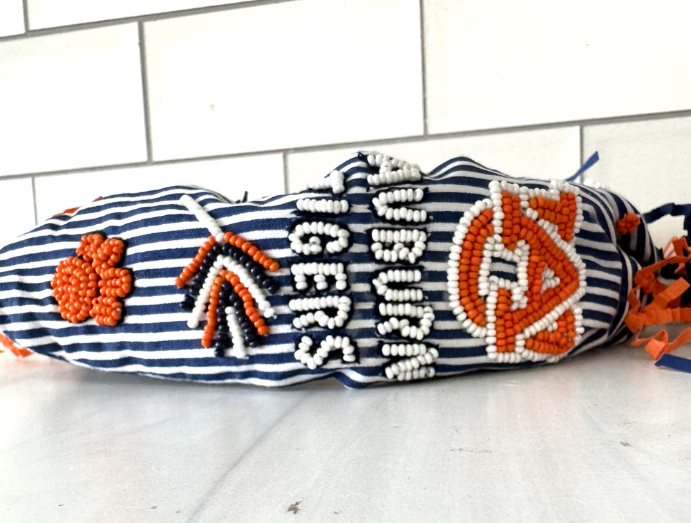 Beaded Design Auburn Headband