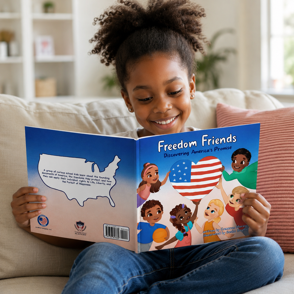Children’s book about American values and civics with colorful illustrations. Educational kids book on freedom, liberty, and U.S. history.