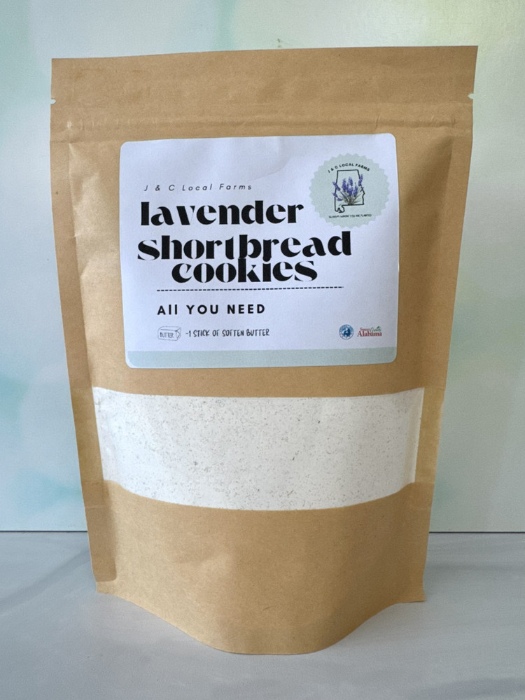 Lavender Shortbread Cookies