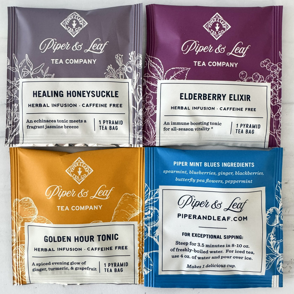 Piper & Leaf Wellness Tea Sampler
