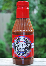 Sneaky Pete’s Sauce bottle, Alabama-made hot dog sauce, Southern condiment, gourmet BBQ sauce, 16 oz bottle