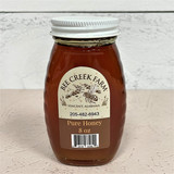 Alabama wildflower honey Bee Creek Farm raw honey jar made in Alabama gift