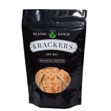 Krackers Classic Ranch Crackers Alabama made savory ranch flavored snack in resealable bag