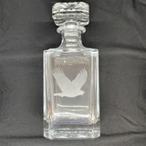 Etched Eagle Decanter