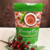 Loving Cup Peppermint Hot Cocoa Mix made in Alabama with rich chocolate and festive peppermint flavor