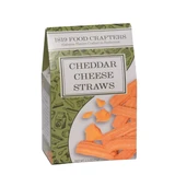Gourmet Southern cheese straws made in Alabama by 1819 Food Crafters, served in a premium package highlighting crisp texture and rich cheesy flavor