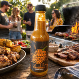 Sauce Daddy original pepper hot sauce Alabama made, medium heat hot sauce for eggs tacos wings burgers and grilling