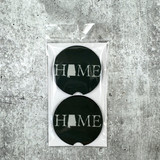 Alabama “Home” rubber car coaster set in cup holder