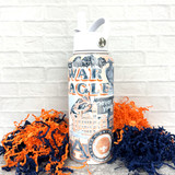 Auburn University insulated water bottle 32 oz with campus illustrations Jordan Hare Stadium Aubie straw lid