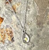 Mustard Seed Necklace - Silver or Gold 18"