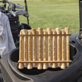 engraved wooden golf tees gift set with holder, inspirational golf tees gift, golf gift for men, unique golf accessories set