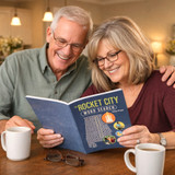 Huntsville Alabama word search book large print puzzle book featuring Rocket City landmarks and history, gift for puzzle lovers