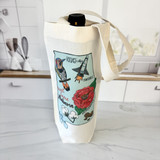 Alabama wine tote, Sweet Home Alabama canvas wine bag, Alabama gift wine carrier, Southern hostess gift tote, reusable wine gift bag Alabama, Alabama themed gift bag