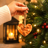 Sweet Heart Copper Ornament