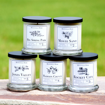 Huntsville Home Soy Candle made in Alabama
Alabama-made soy candle inspired by Huntsville
Rocket City soy candle gift from Alabama
Hand-poured Huntsville, Alabama candle
Premium Alabama home fragrance soy candle