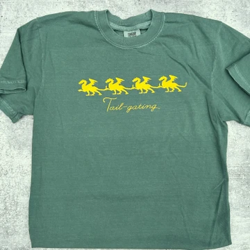 UAB Blazers tailgating t-shirt, Birmingham Alabama college fan tee, green and gold UAB shirt, game day apparel