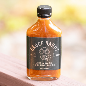 Sauce Daddy Lime & Basil Too Hot Sauce