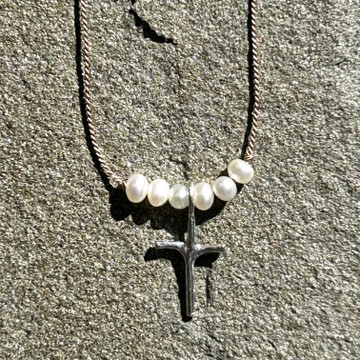 Cross & Pearl Necklace